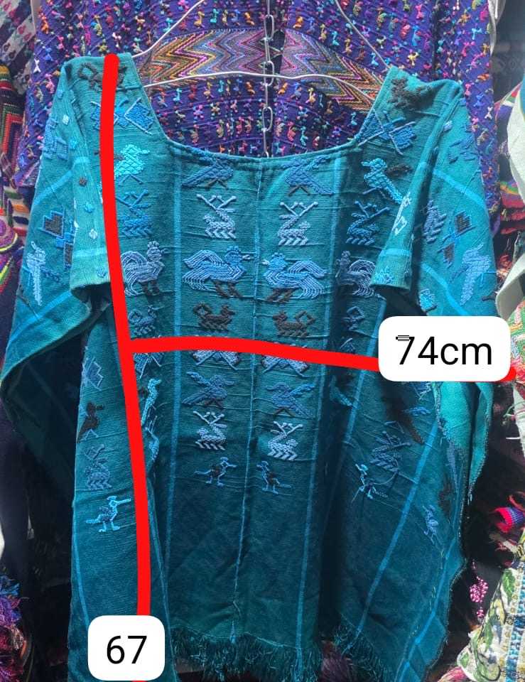 Huipil azul de San Lucas Tolimán #2-57