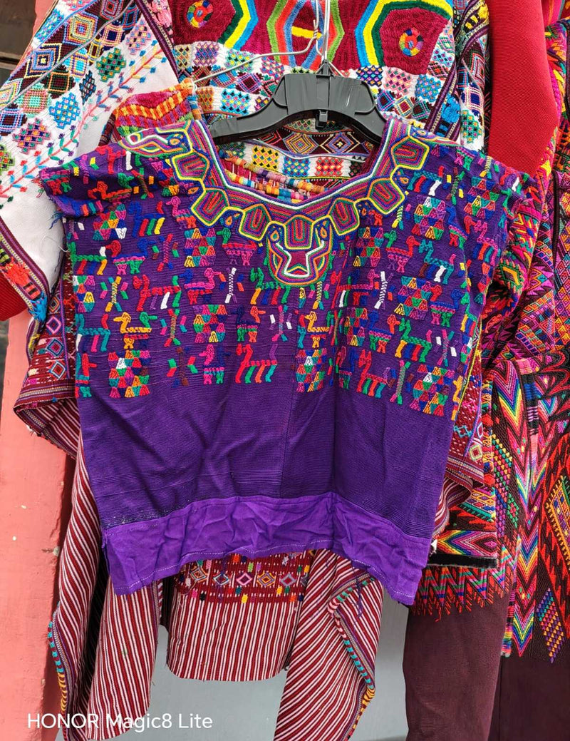 Small Purple Nebaj Huipil #6-235
