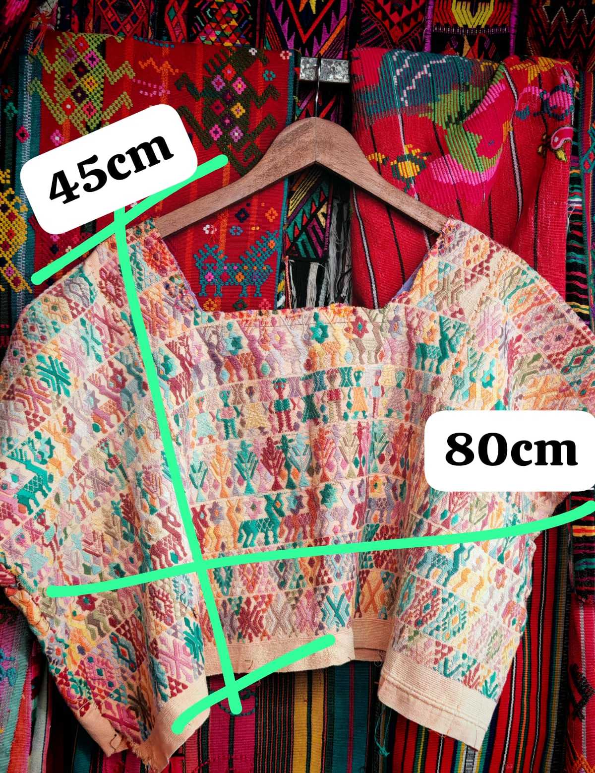 Colourful Coban Huipil #6-321