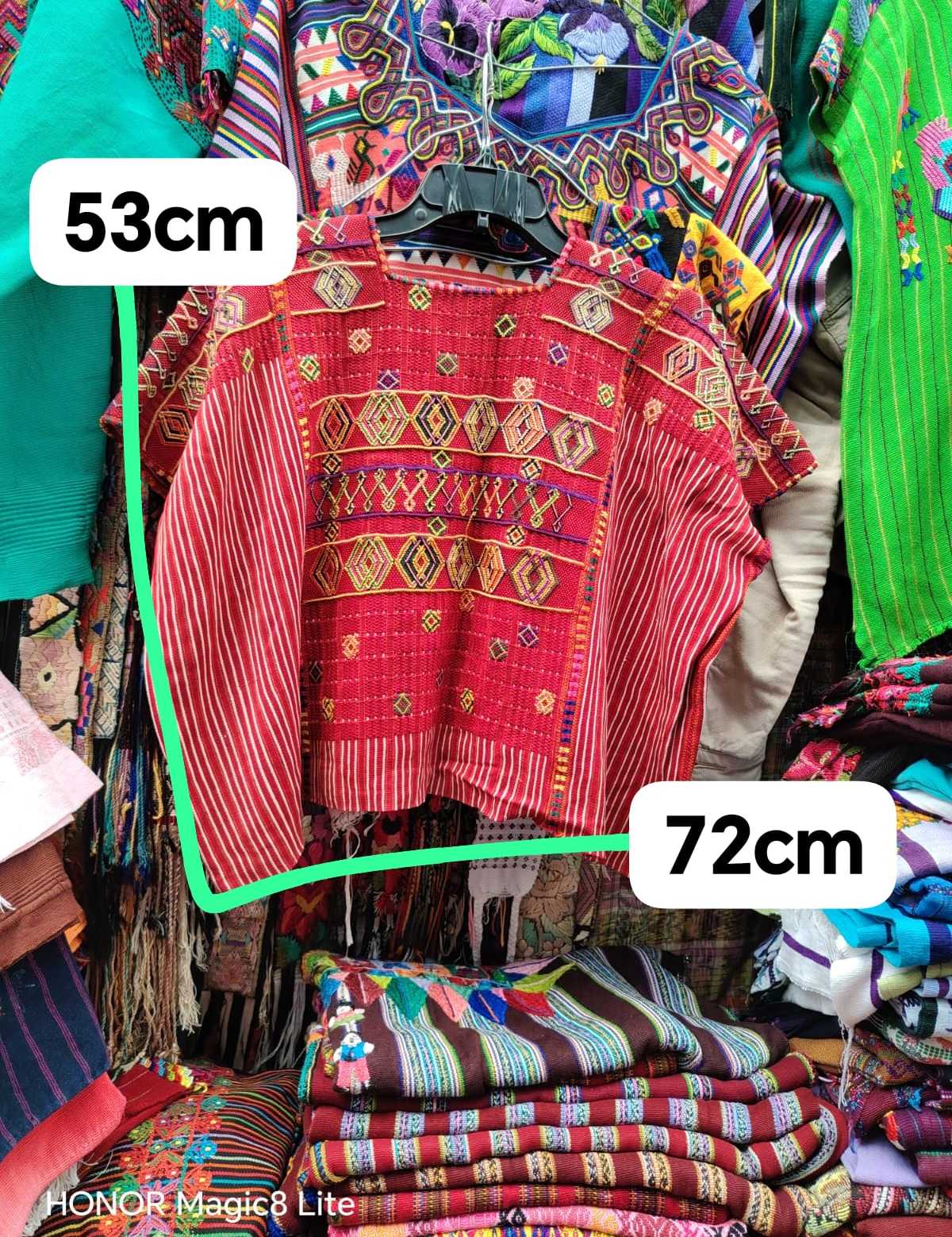 Red Colotenango huipil #4-120