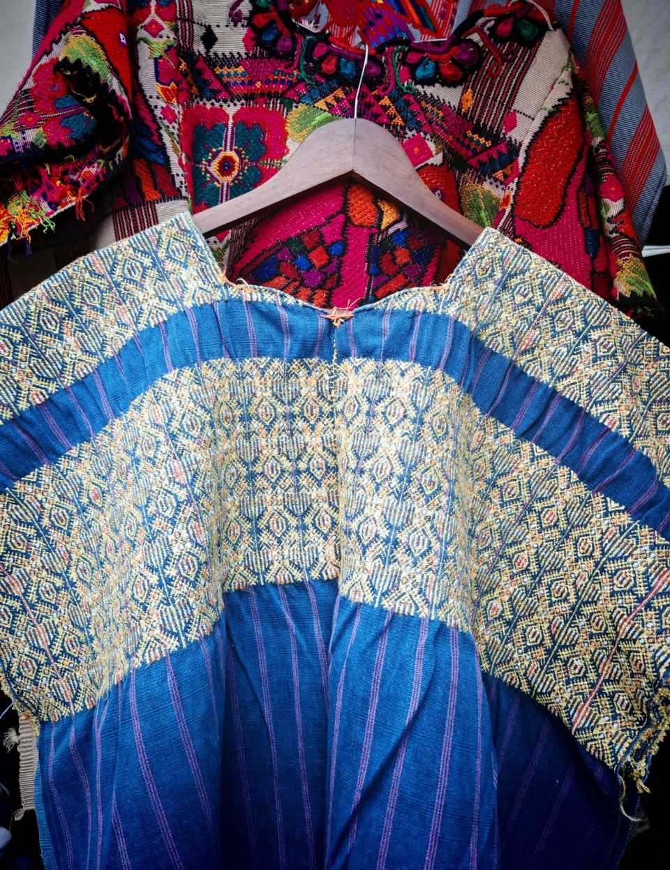 Indigo Nahuala huipil #5-7