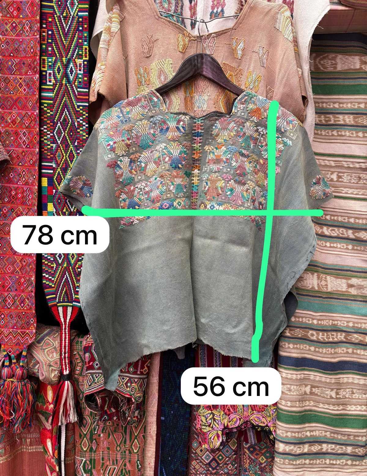 Grey Nahuala huipil #2-103