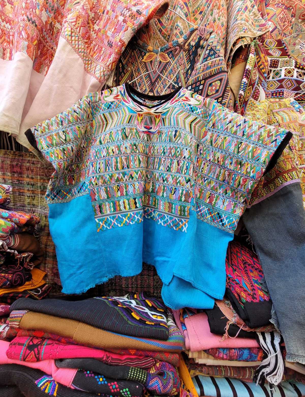 Blue San Juan Cotzal huipil #2-89