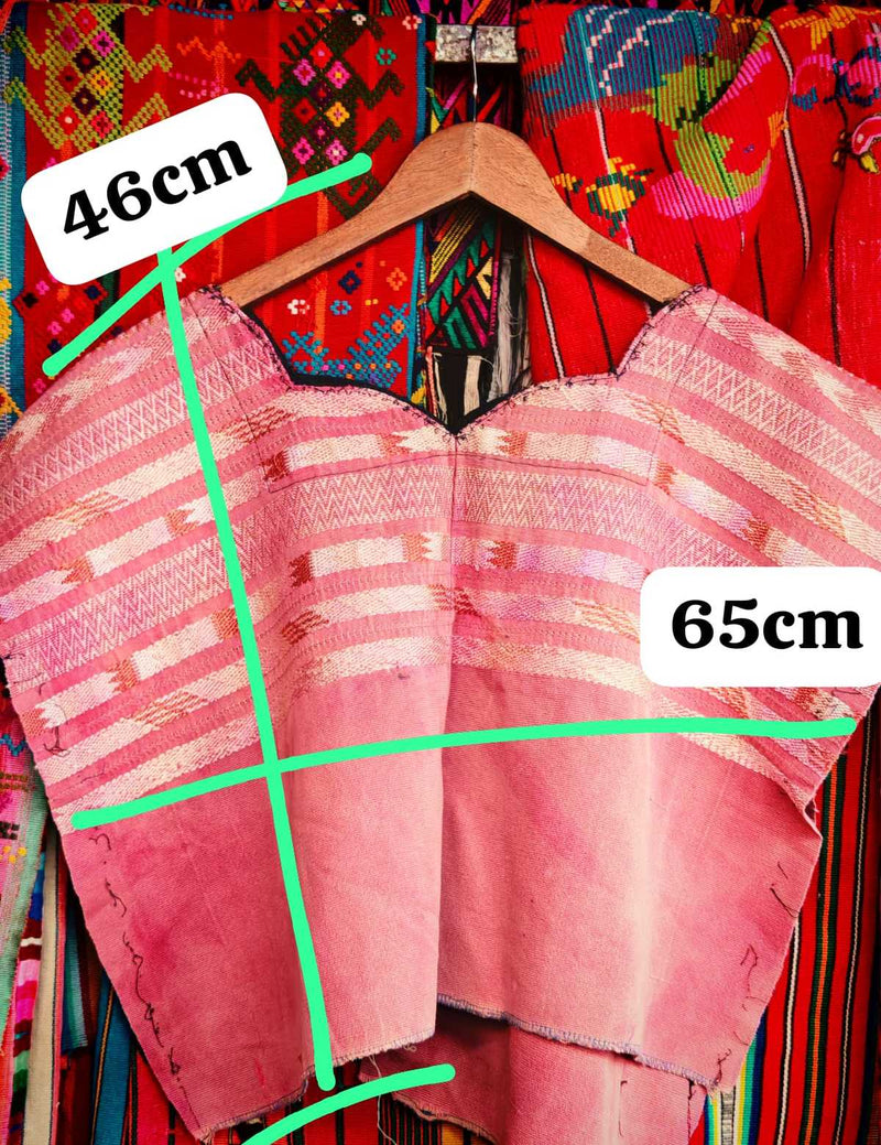 Pink San Lucas Toliman Huipil #6-320