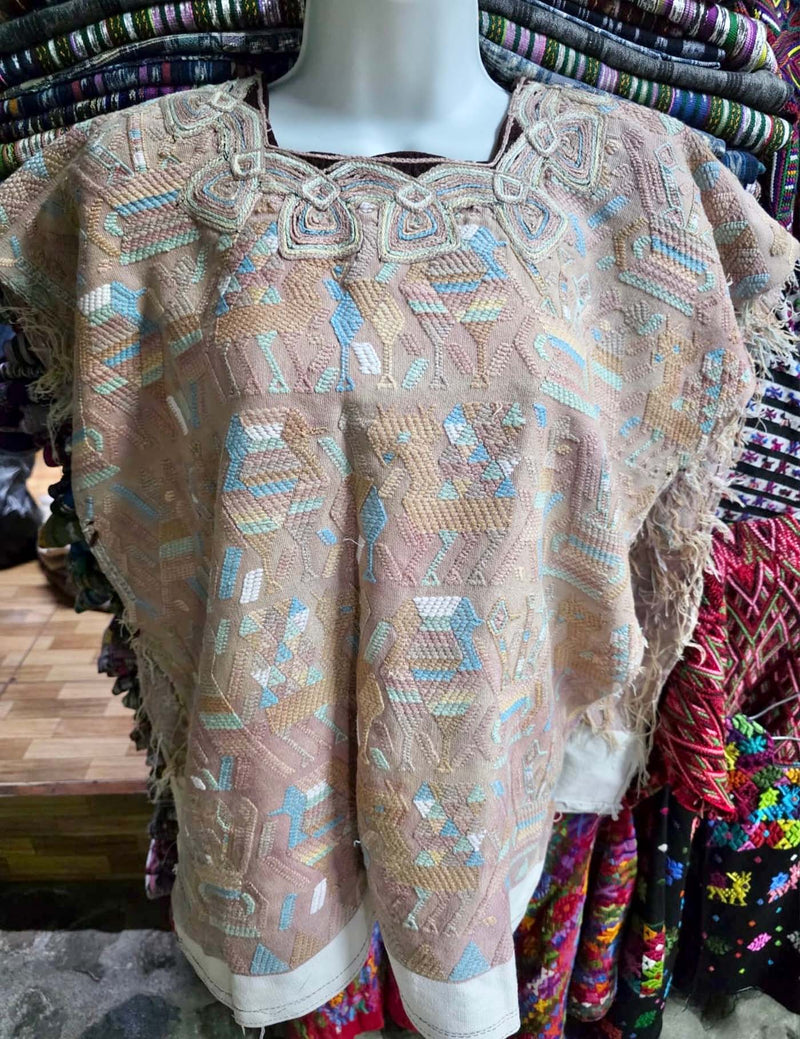 Mushroom Pink Nebaj Huipil #9-160
