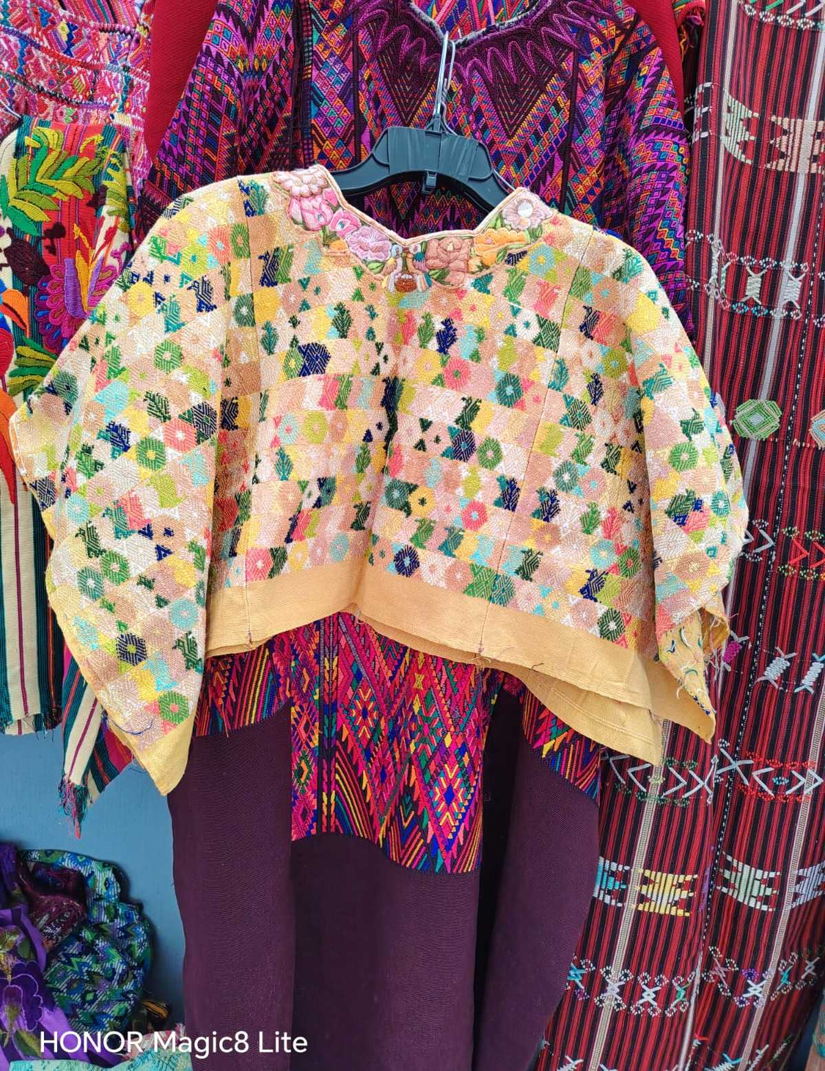 Colourful on Primrose Coban Huipil #6-404