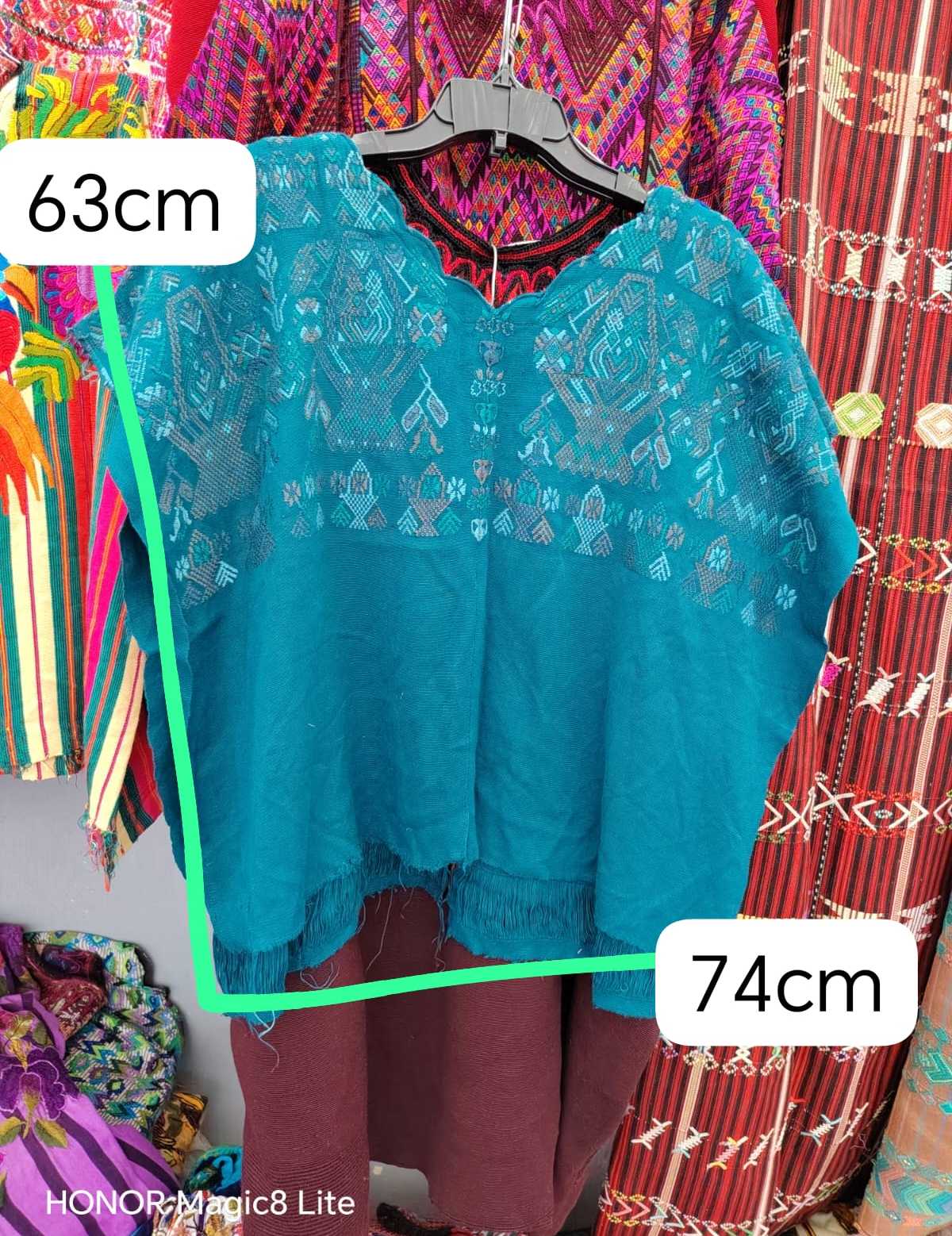 Turquoise San Lucas Toliman Huipil #6-409