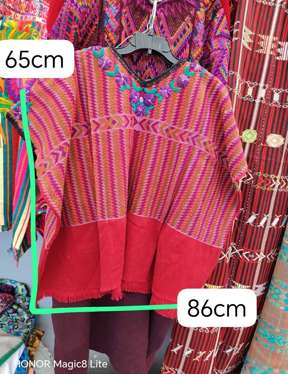 Red Zigzag San Lucas Huipil #6-413
