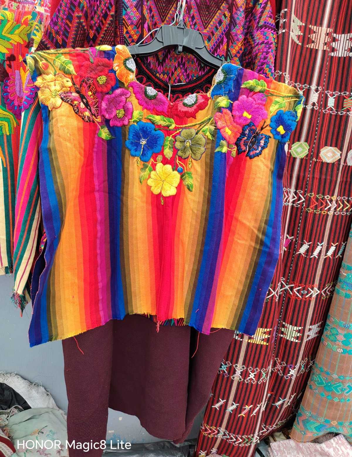 Rainbow Butterflies Santiago Huipil #6-433