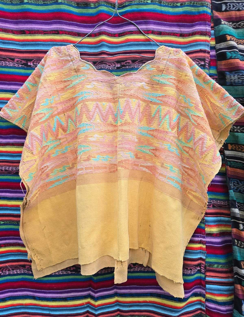Primrose and Pink Comalapa Huipil #6-450