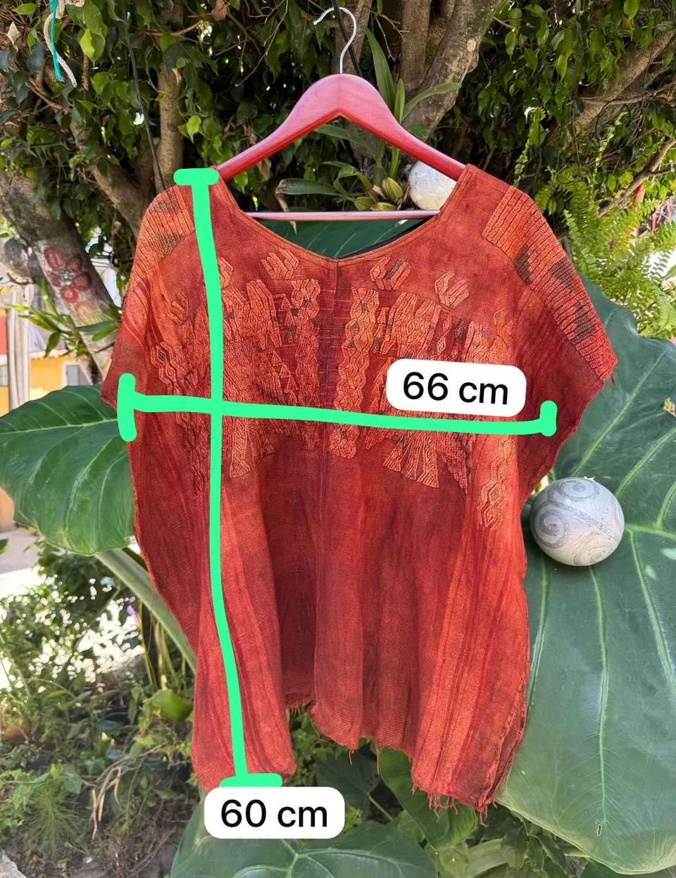 Orange Chajul Huipil #6-459