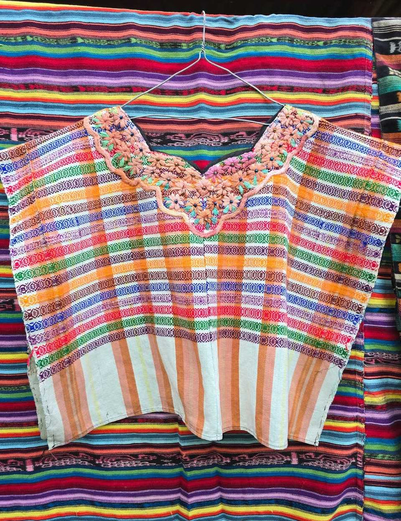 Colourful Gingham Santiago Huipil #6-466