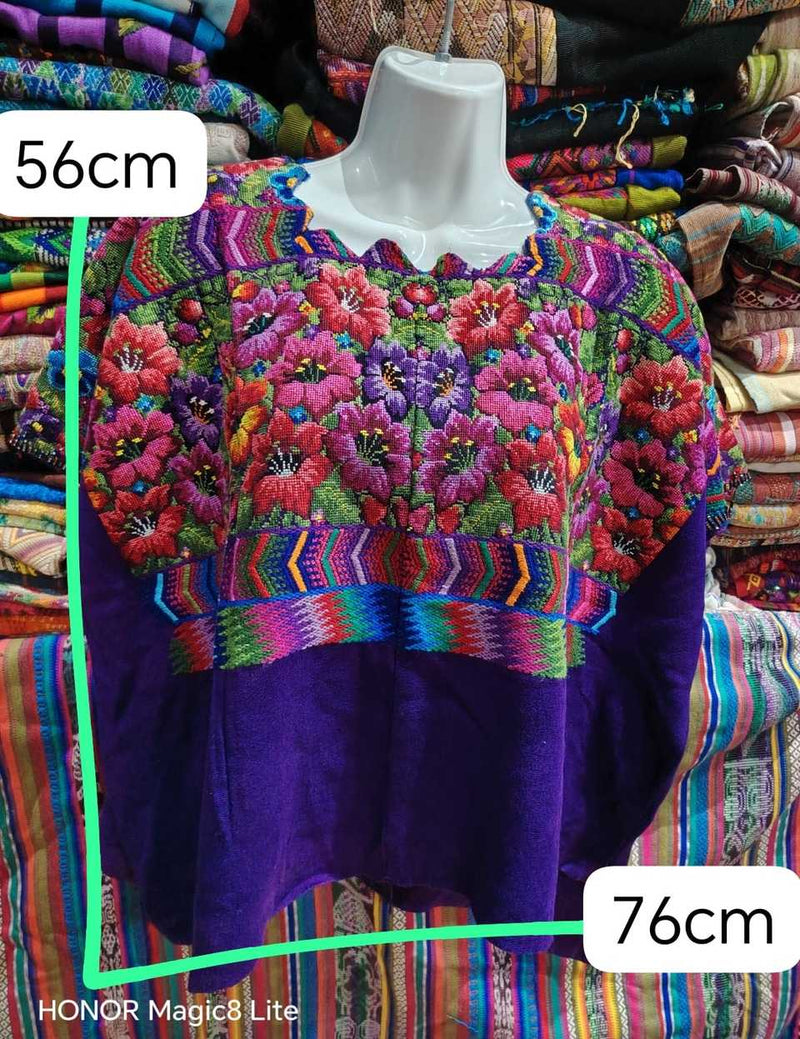 Purple and Pink Comalapa Huipil #6-472