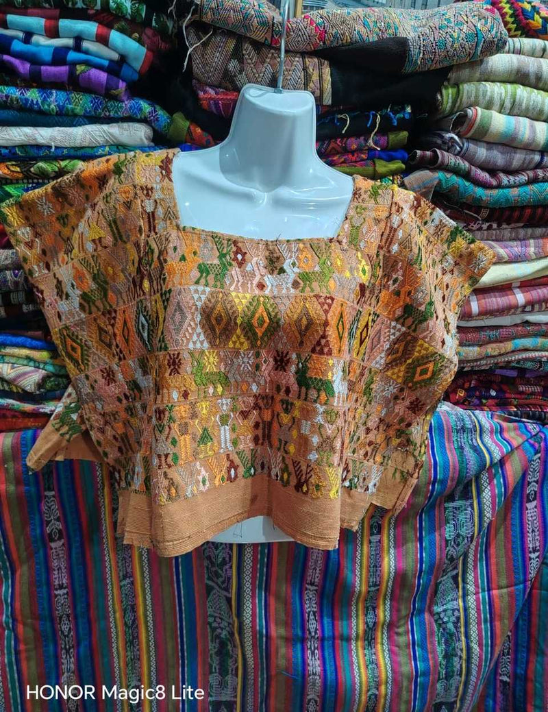 Autumn Coloured Coban Huipil #6-484