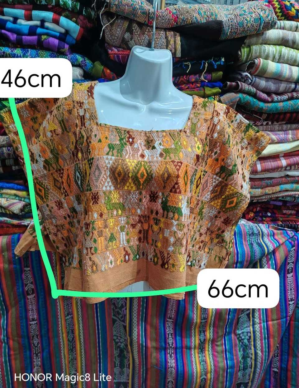Autumn Coloured Coban Huipil #6-484