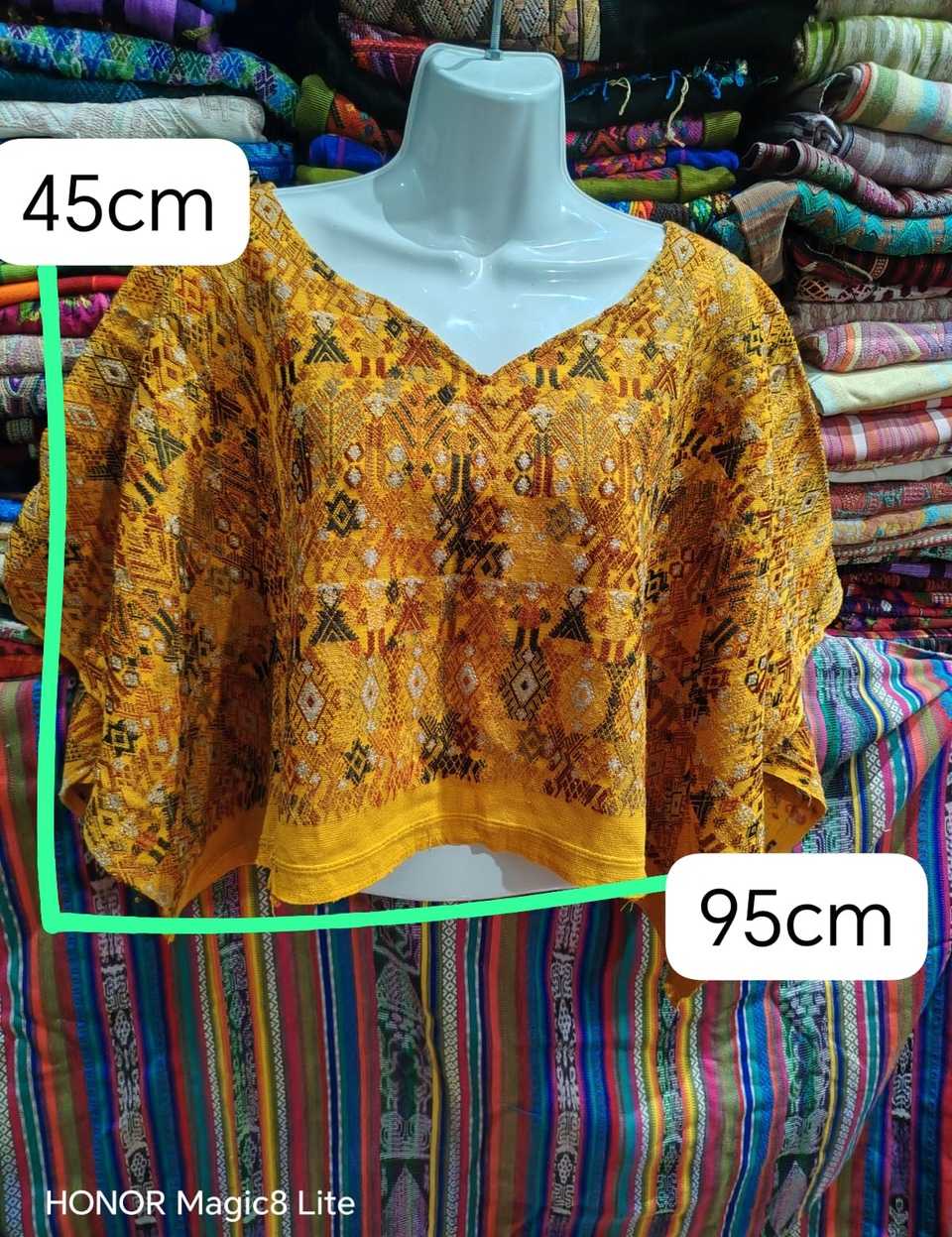 Mustard Coban Huipil #6-485