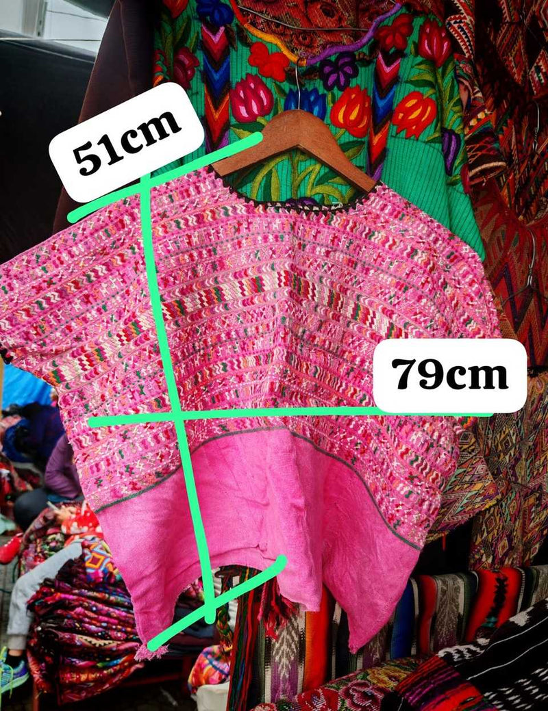 Hot Pink San Lucas Huipil #7-5