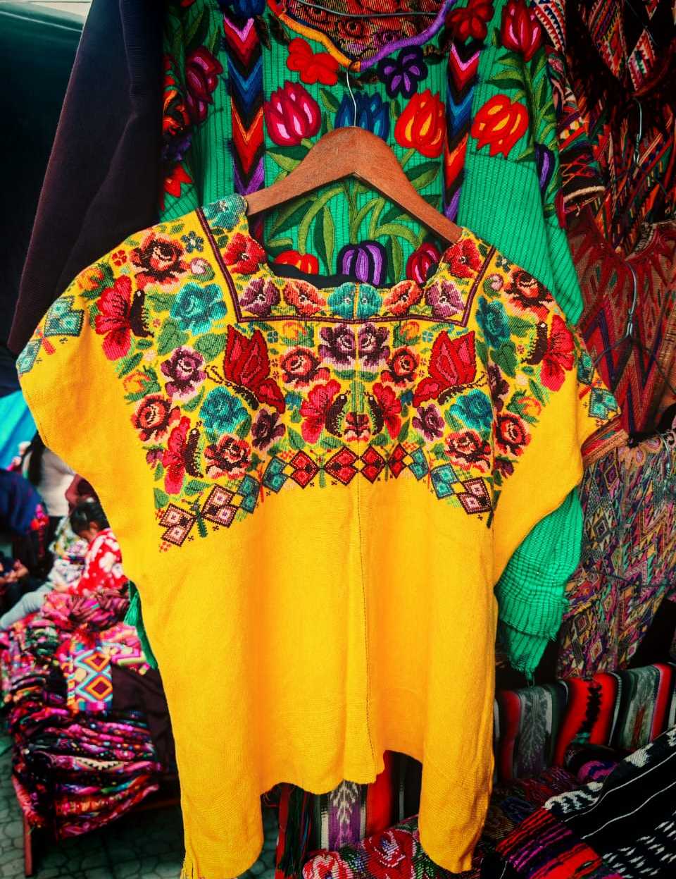 Red Butterfly Santiago Huipil #7-8