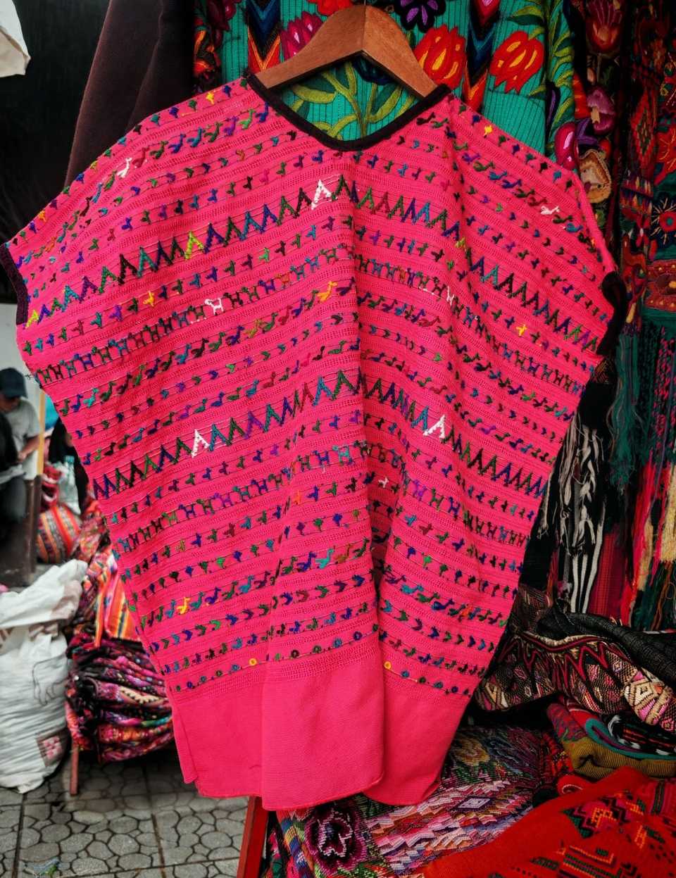 Red San Lucas Huipil #7-33