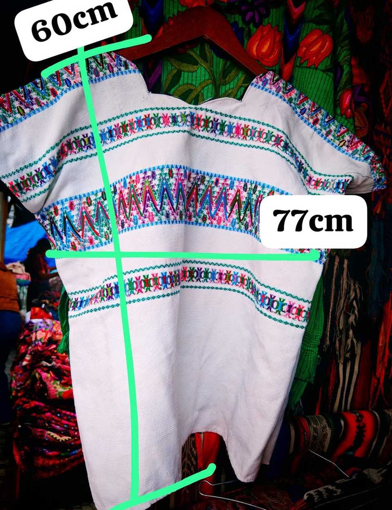 Simple Zigzag Comalapa Huipil #7-39