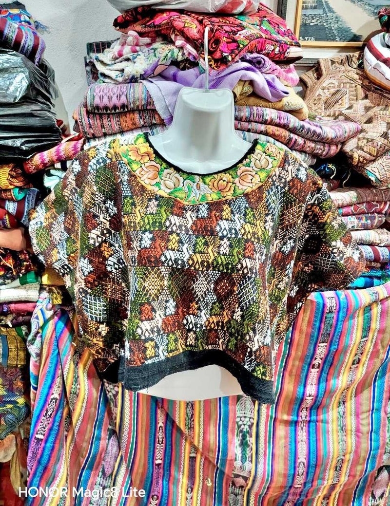 Autumn Toned Coban Huipil #7-96