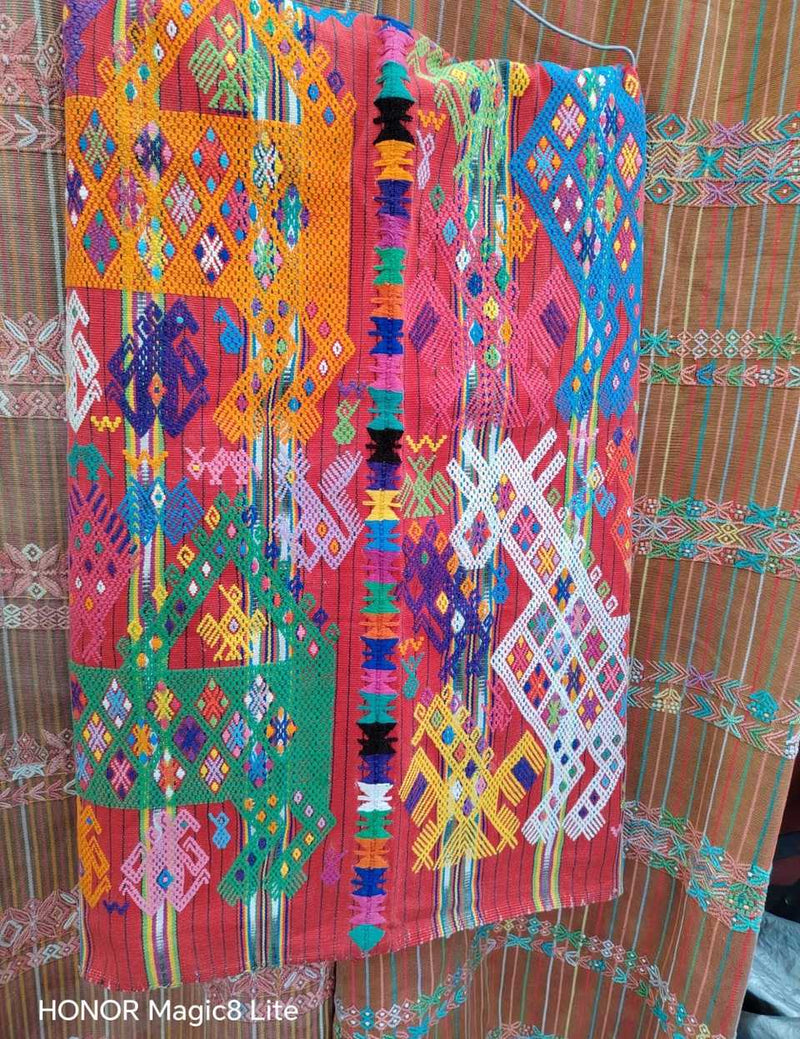 Brightly Coloured Chichicastenango Tzute #7-125