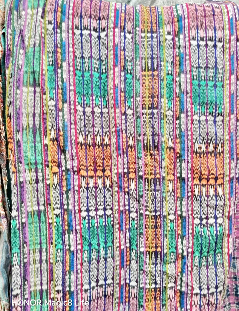 Turquoise and Orange Patzun Corte #7-133