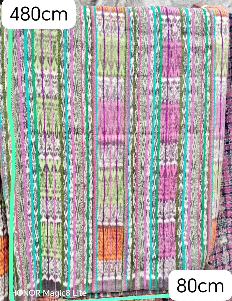 Pink and Green Patzun Corte #7-135