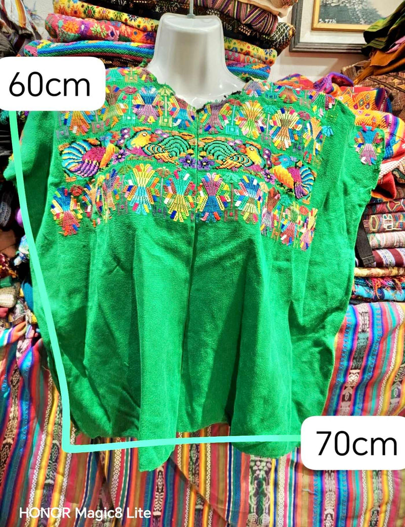 Bright Green Nahuala Huipil #7-145