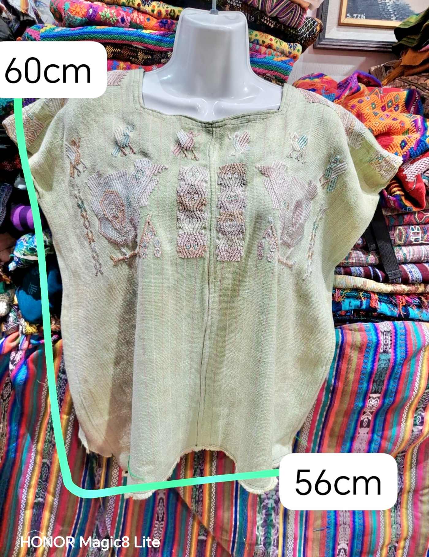 Cream and Blush Chajul Huipil #7-152