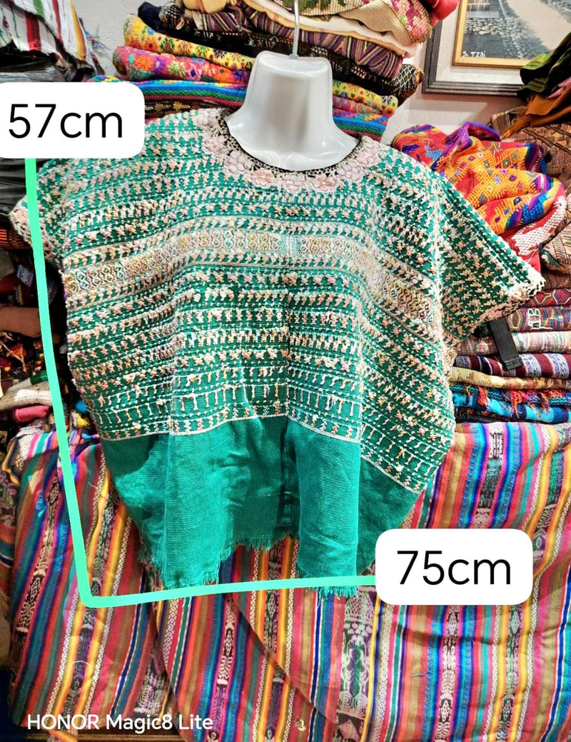Emerald Green San Lucas Huipil #7-153
