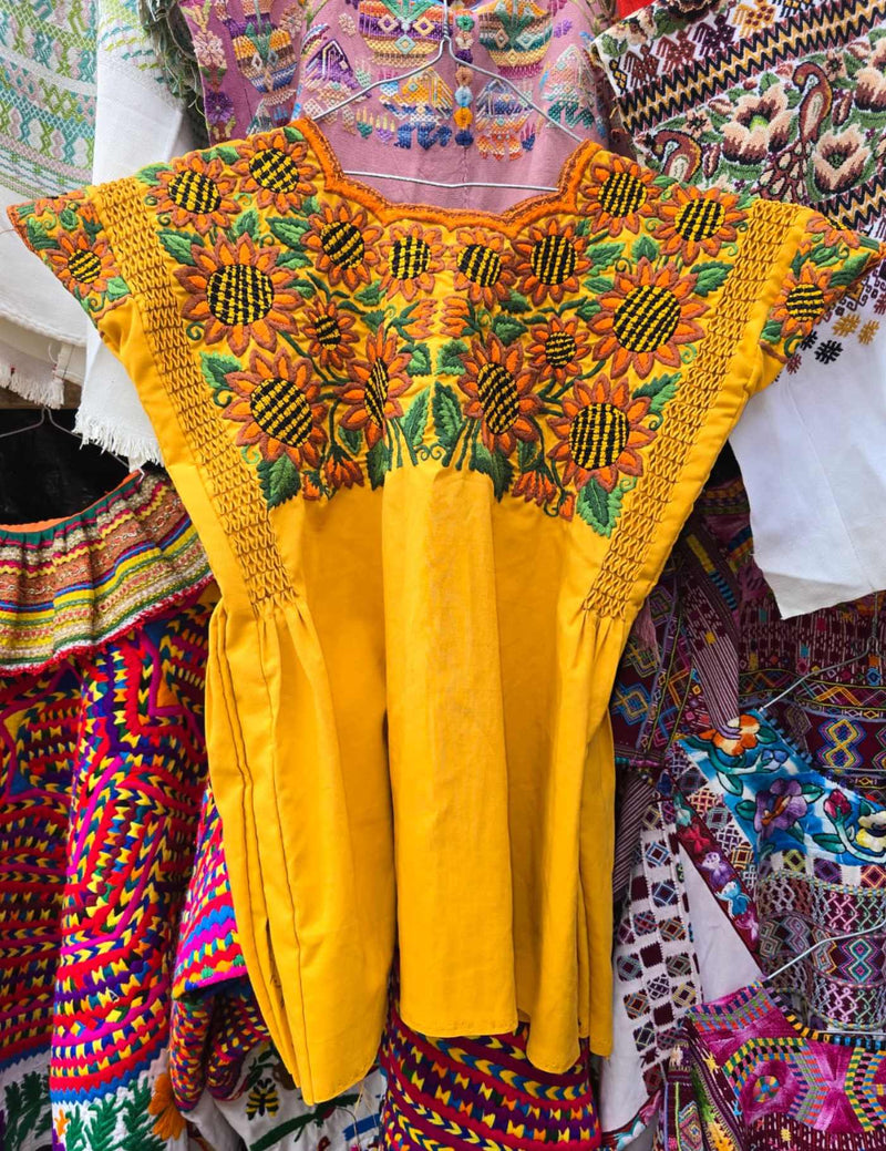 Yellow And Orange Santiago Huipil #7-167