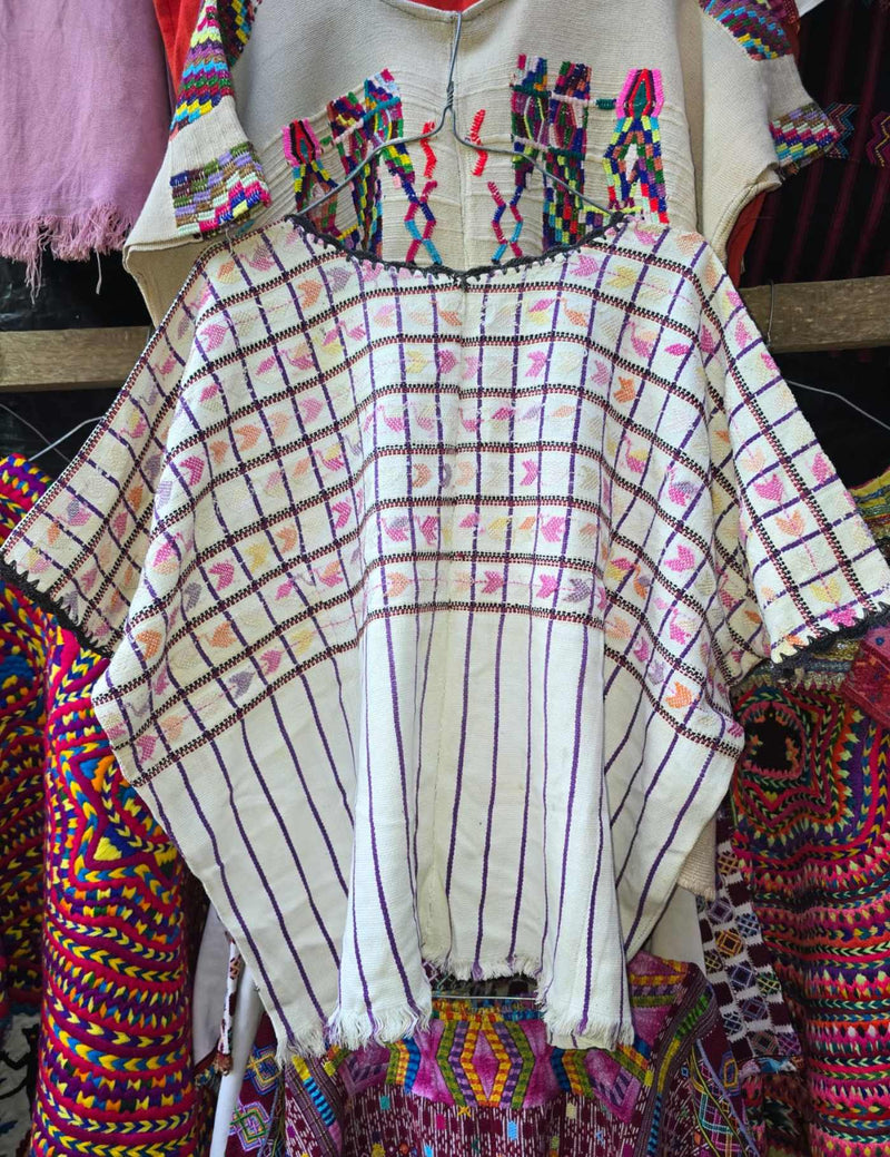 Pink and Lilac San Lucas Huipil #7-169