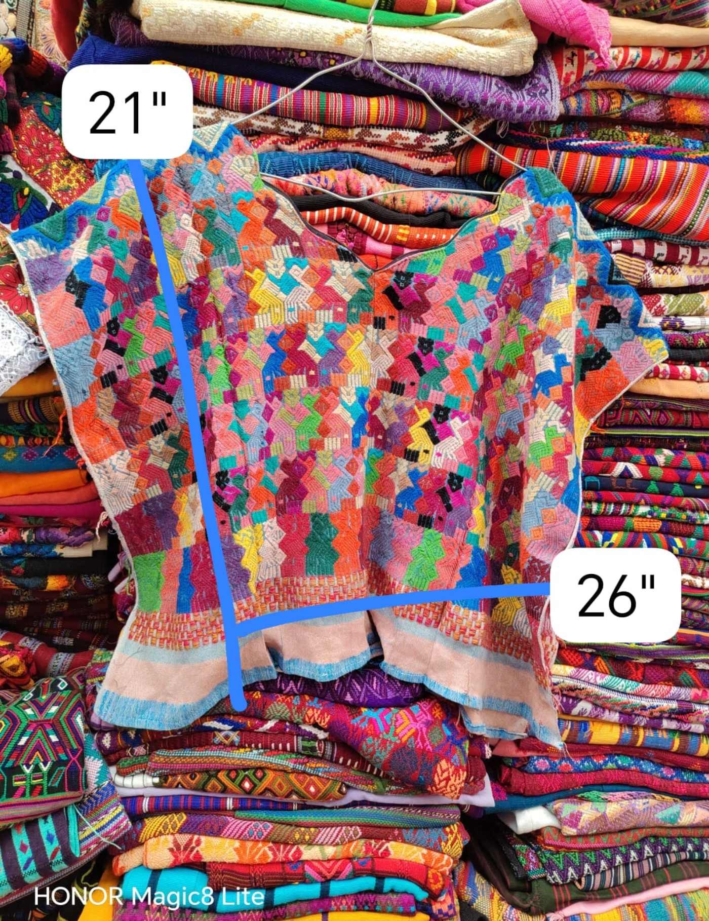 Colourful Sacatepequez Huipil #7-187