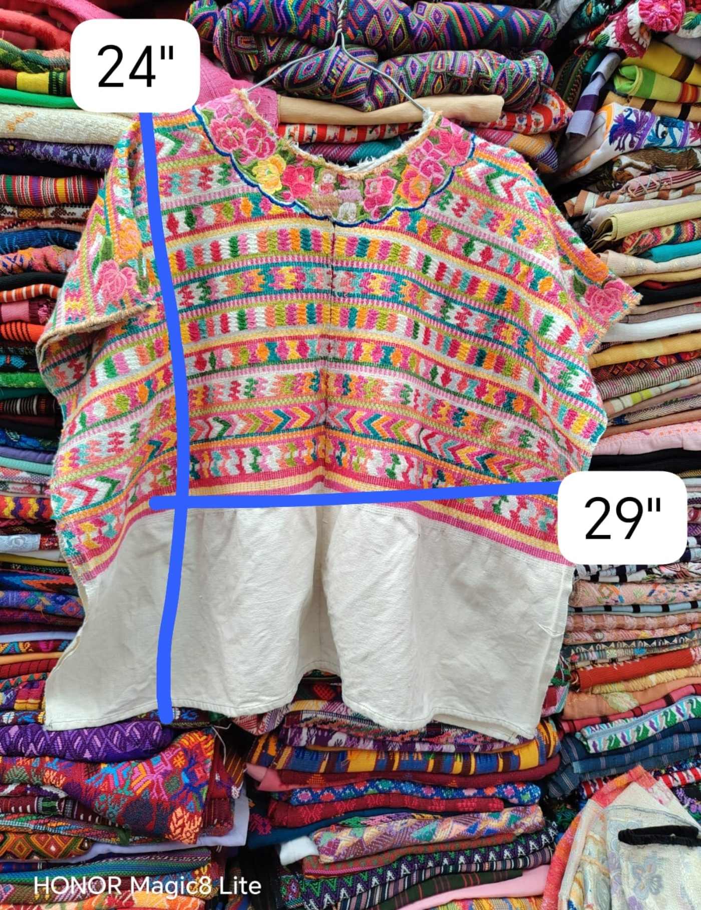 Colourful Comalapa Huipil #7-195