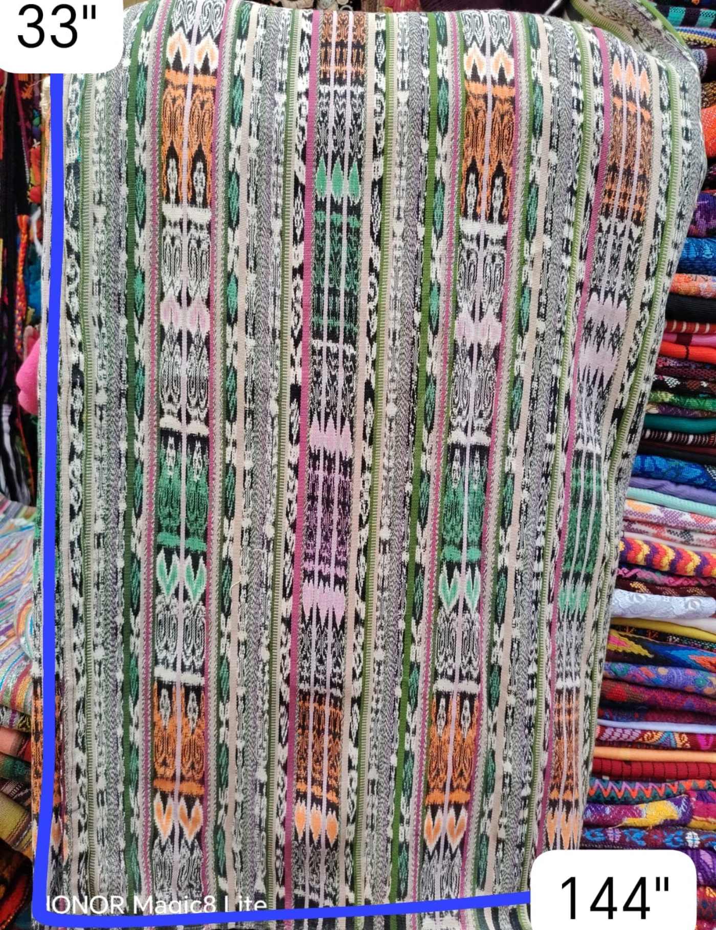 Green And Orange Patzun Huipil #7-206