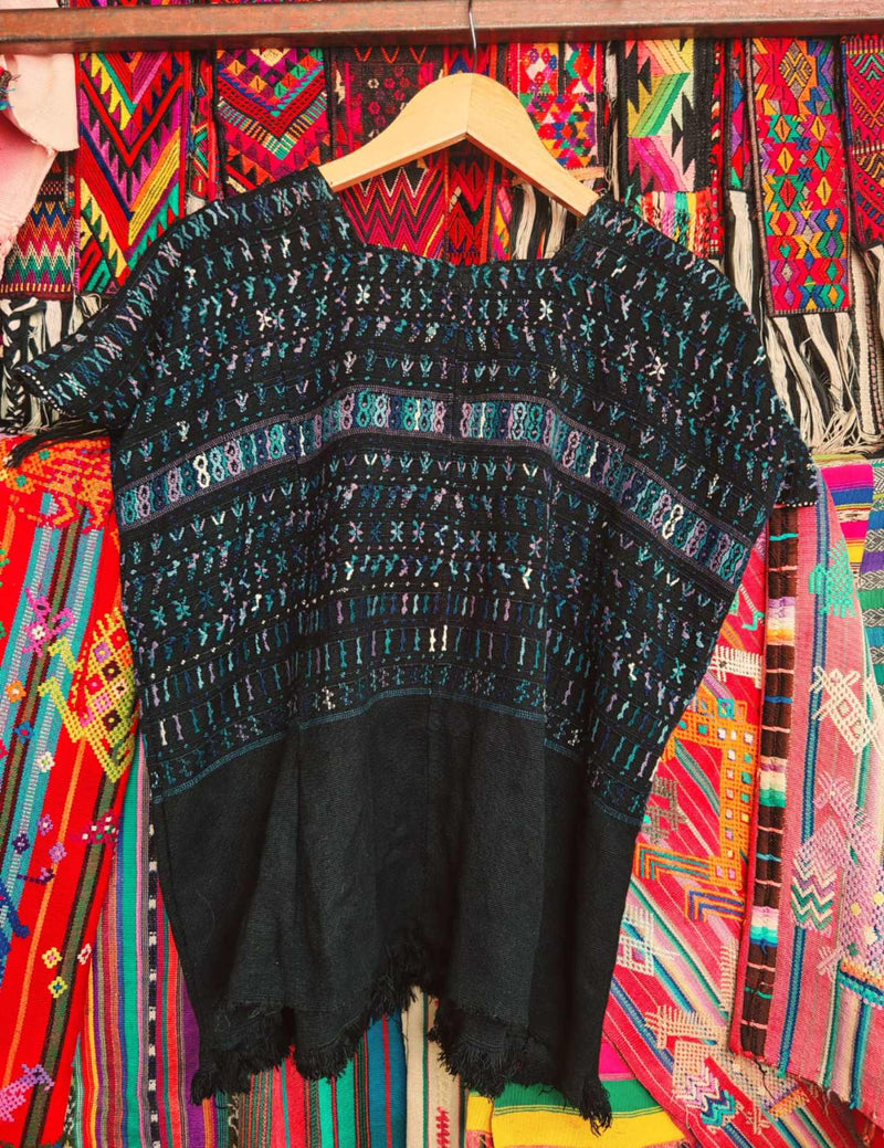 Black San Lucas Huipil #7-210