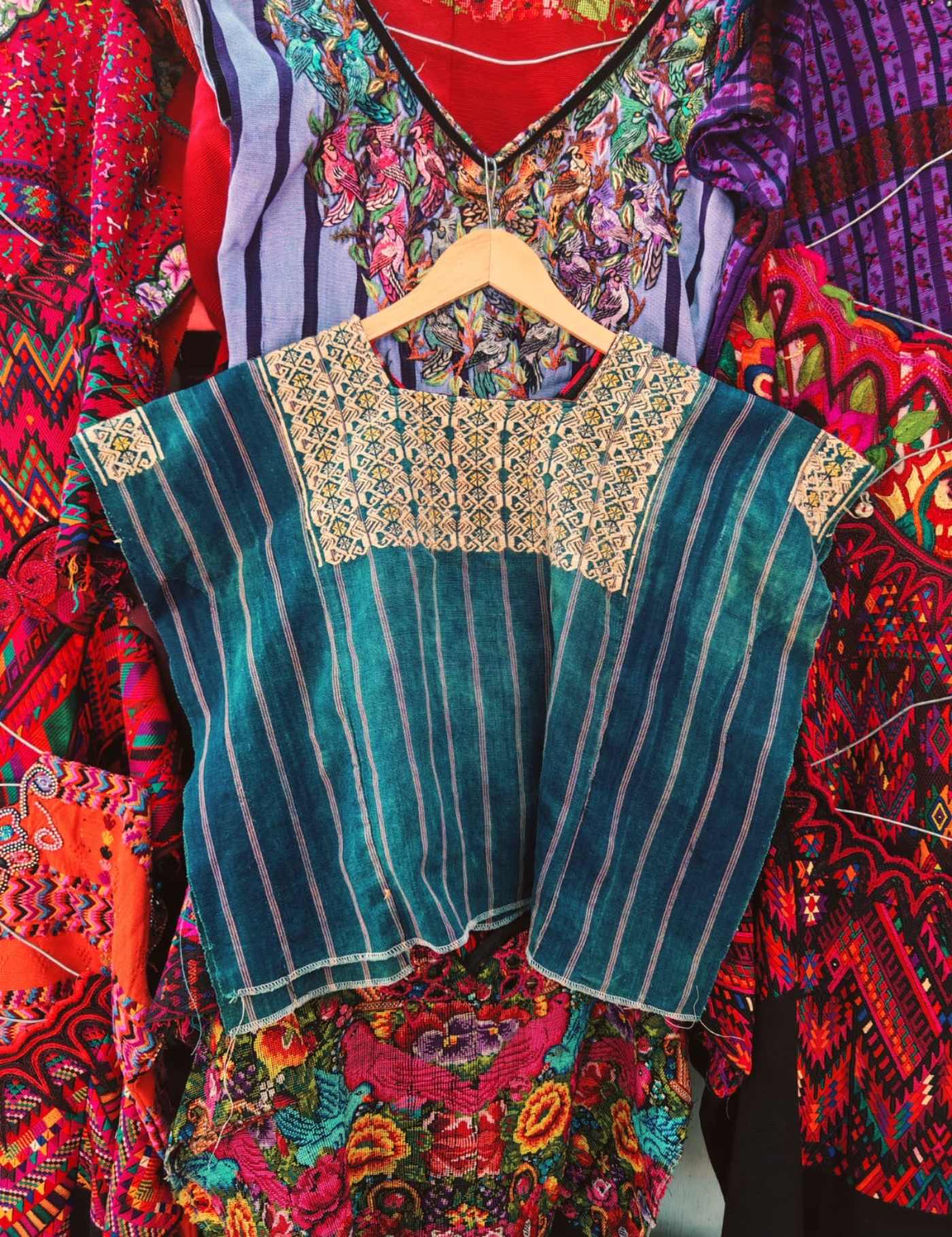 Indigo Nahuala Huipil #7-260