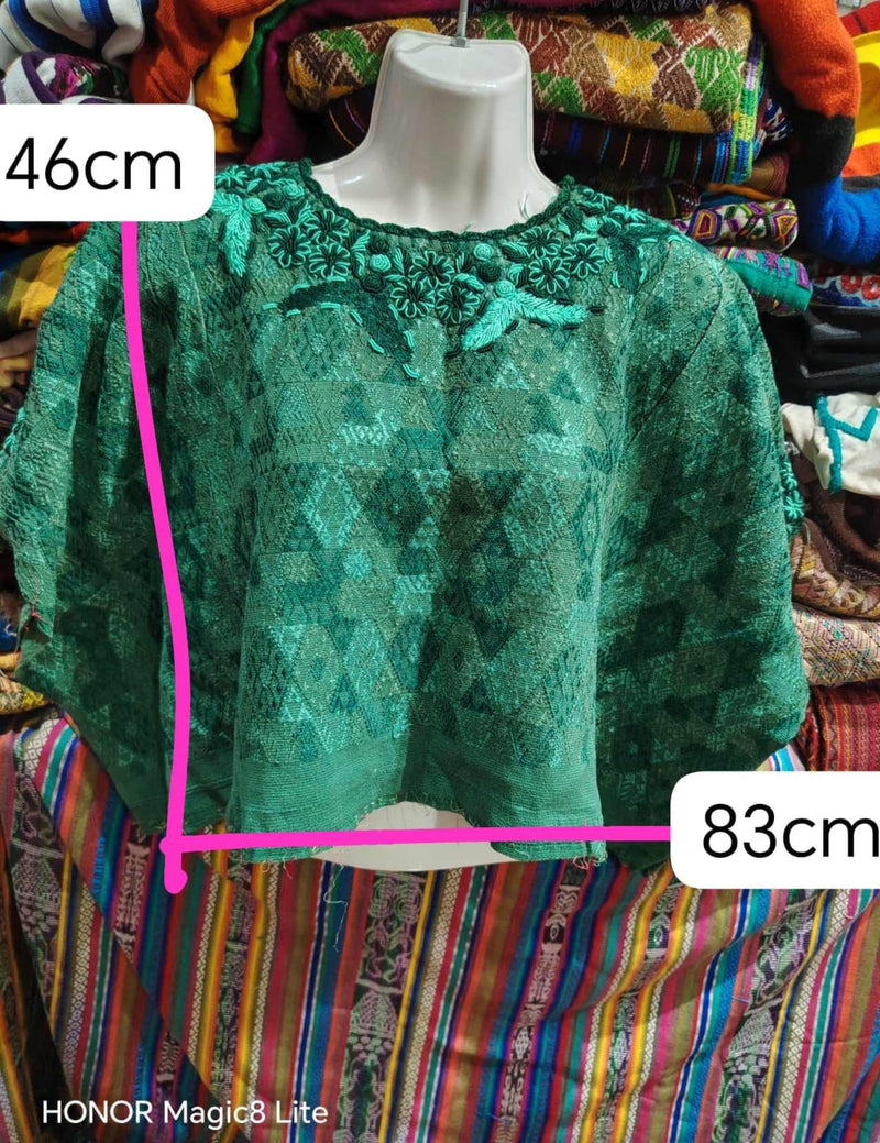 Green Coban Huipil #7-283