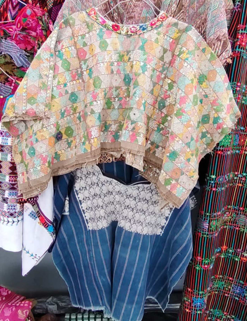 Muted Coban Huipil #7-305