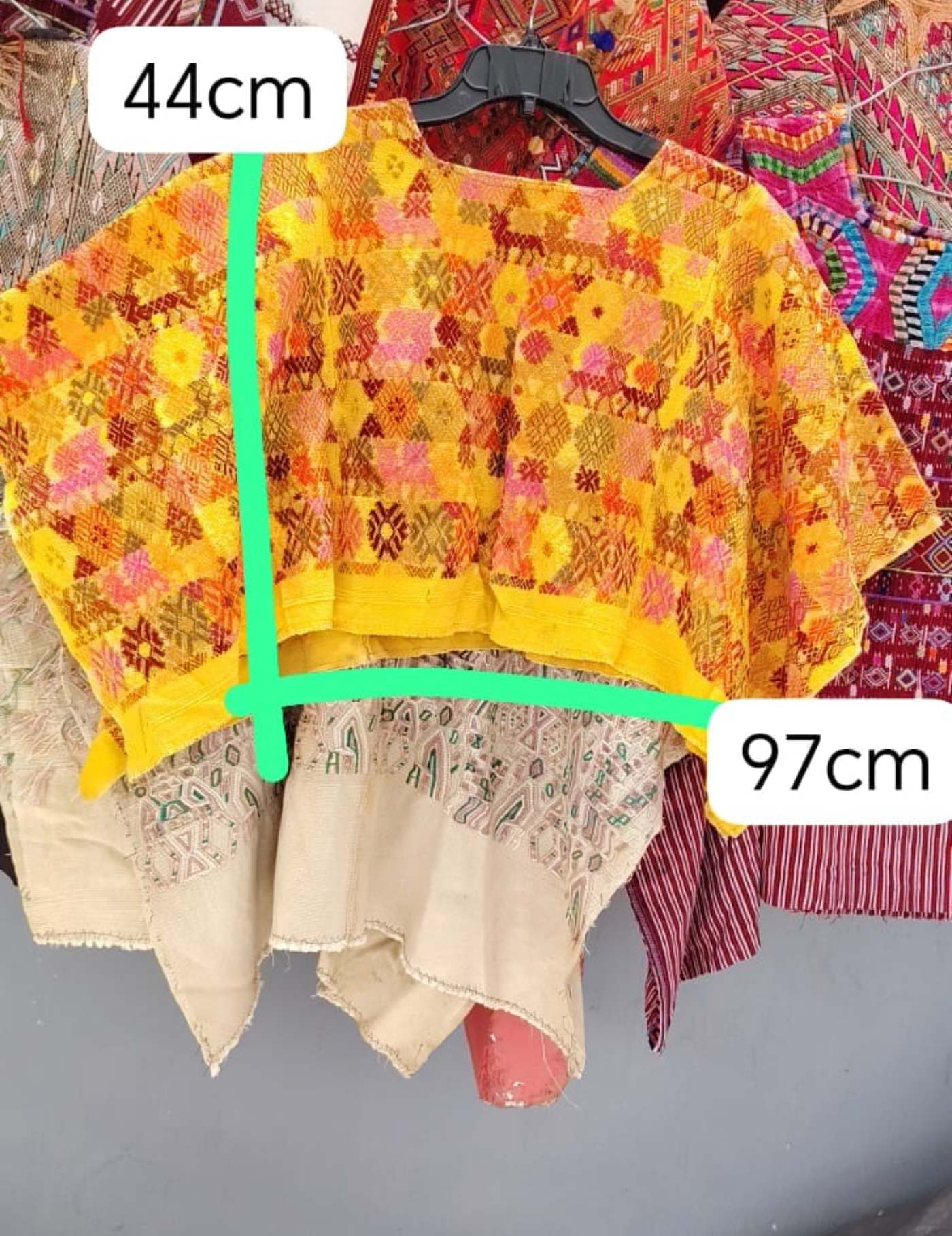 Butterscotch Cobán Huipil #7-327