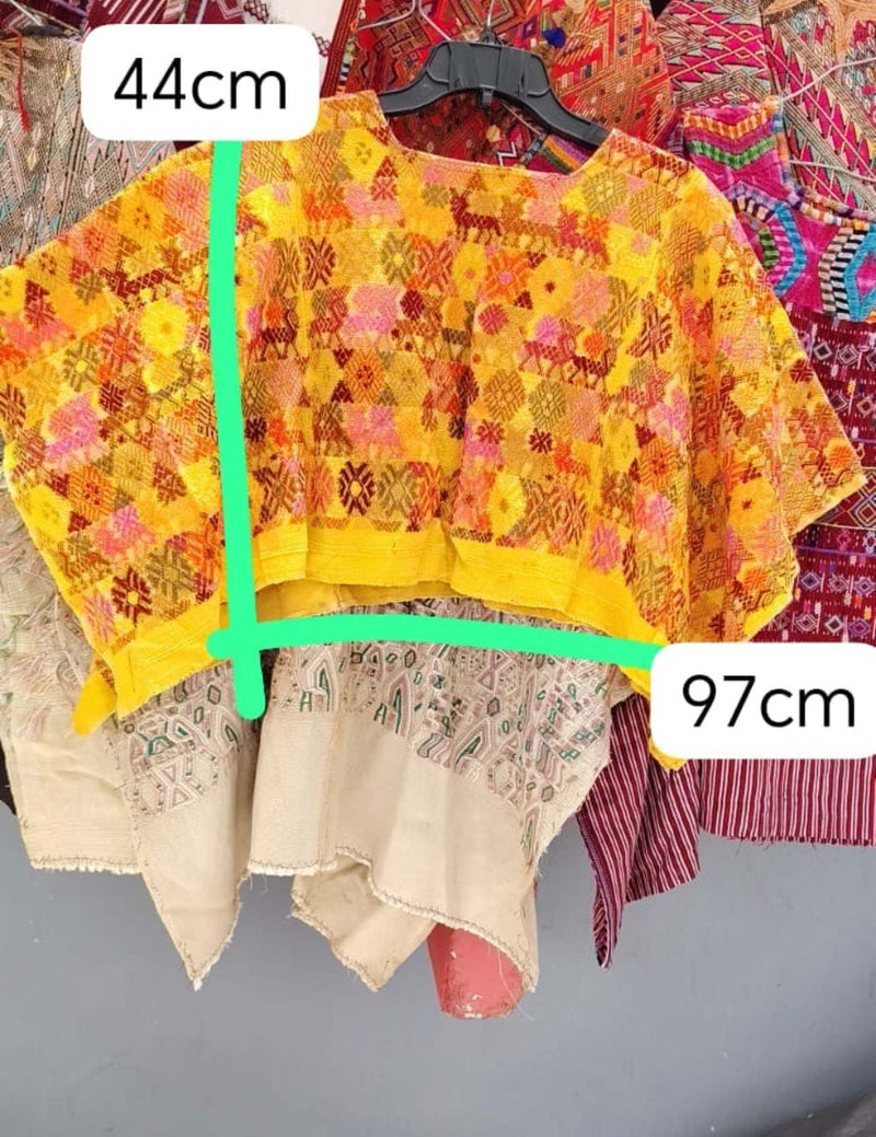 Butterscotch Cobán Huipil #7-327