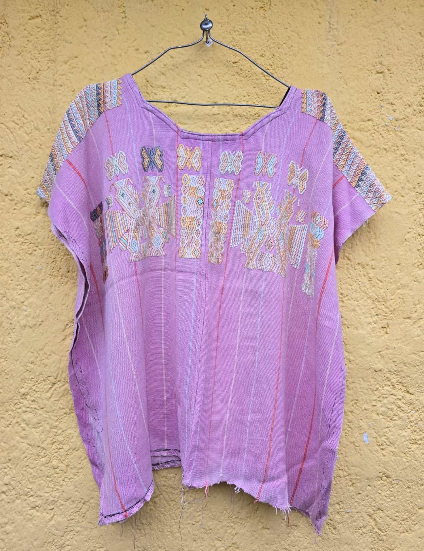 Lavender Chajul Huipil #7-342