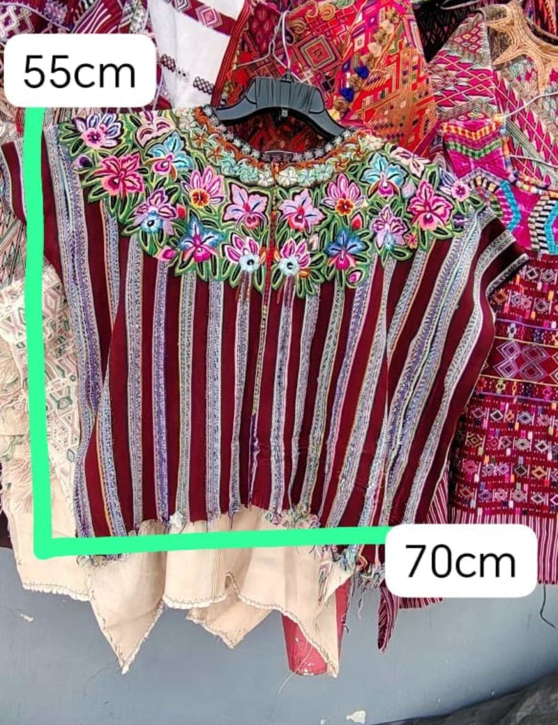Pretty Floral Patzún Huipil #7-349