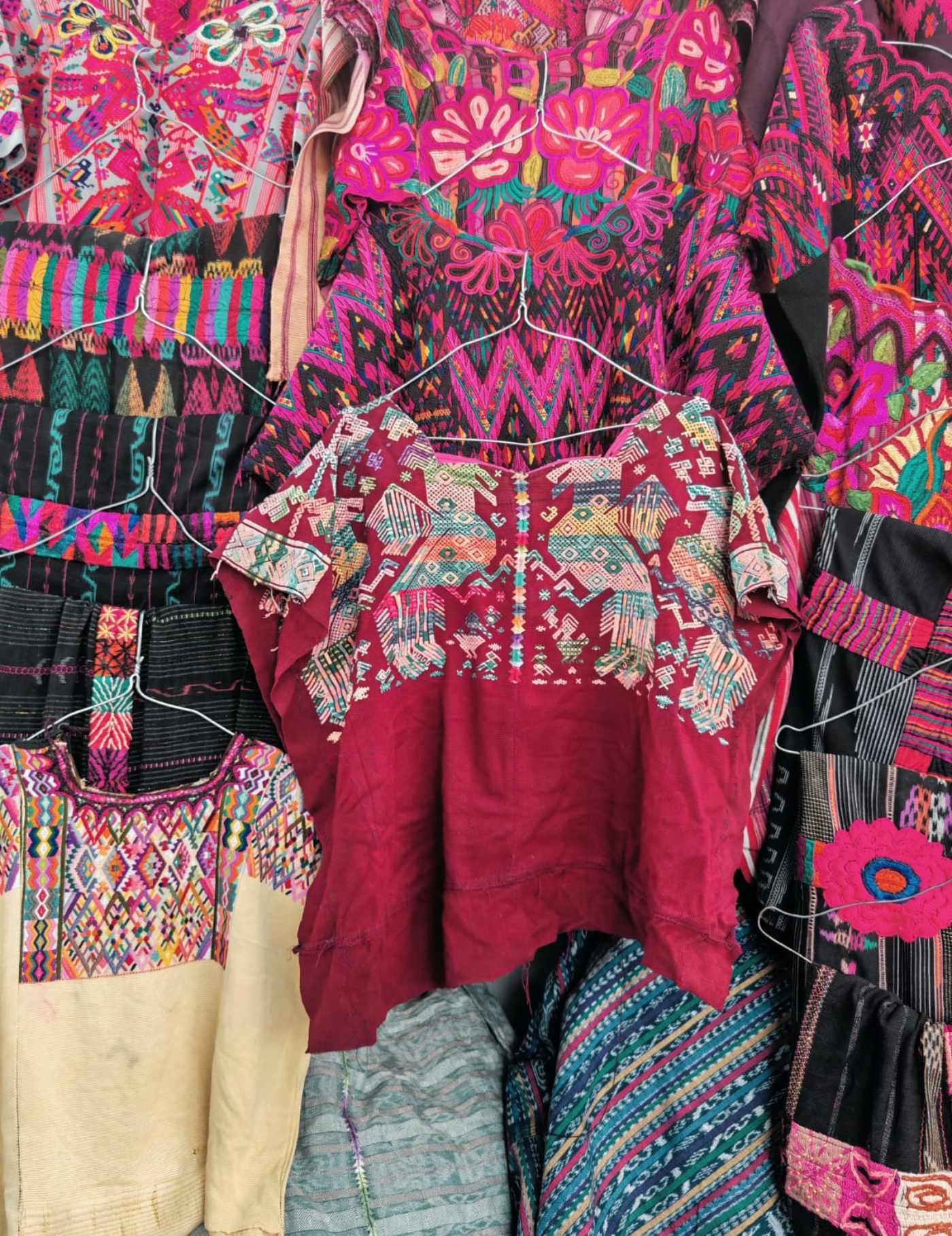 Wine Red Nahualá Huipil #7-352