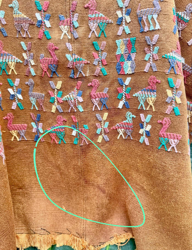 Brown And Pink Nebaj Huipil #7-389