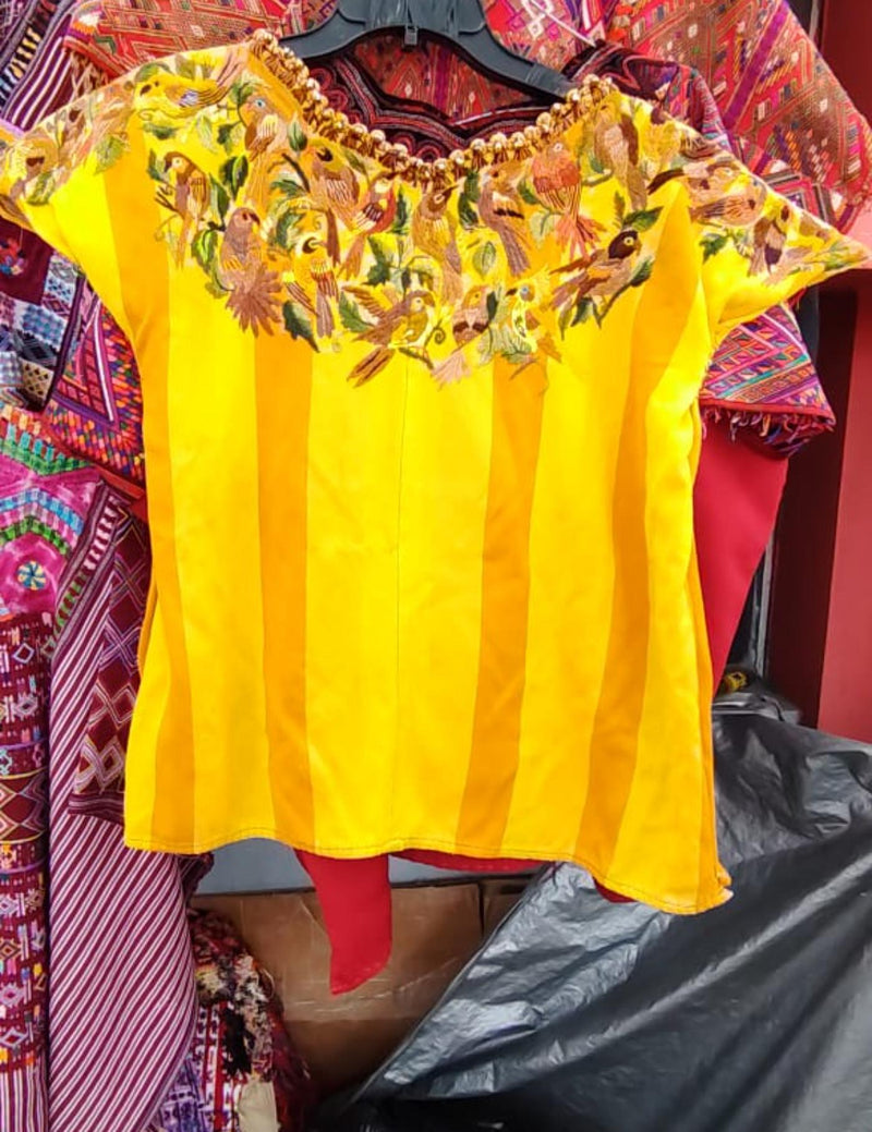 Canary Yellow Santiago Huipil #7-395