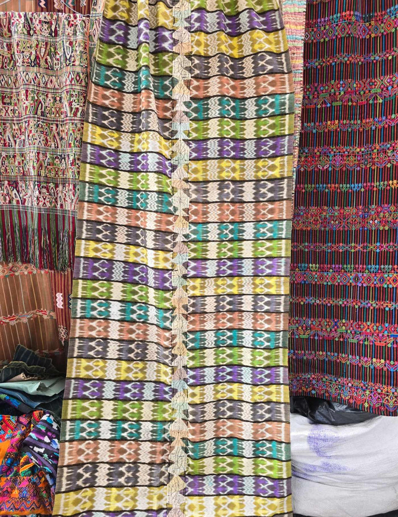 Bright Colourful Ikat Chichicastenango Corte #7-398
