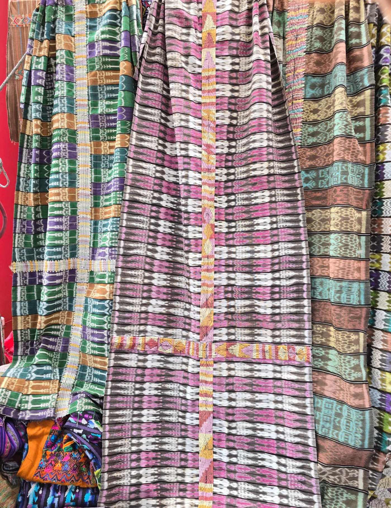 Pink Ikat Chichicastenango Corte #7-399
