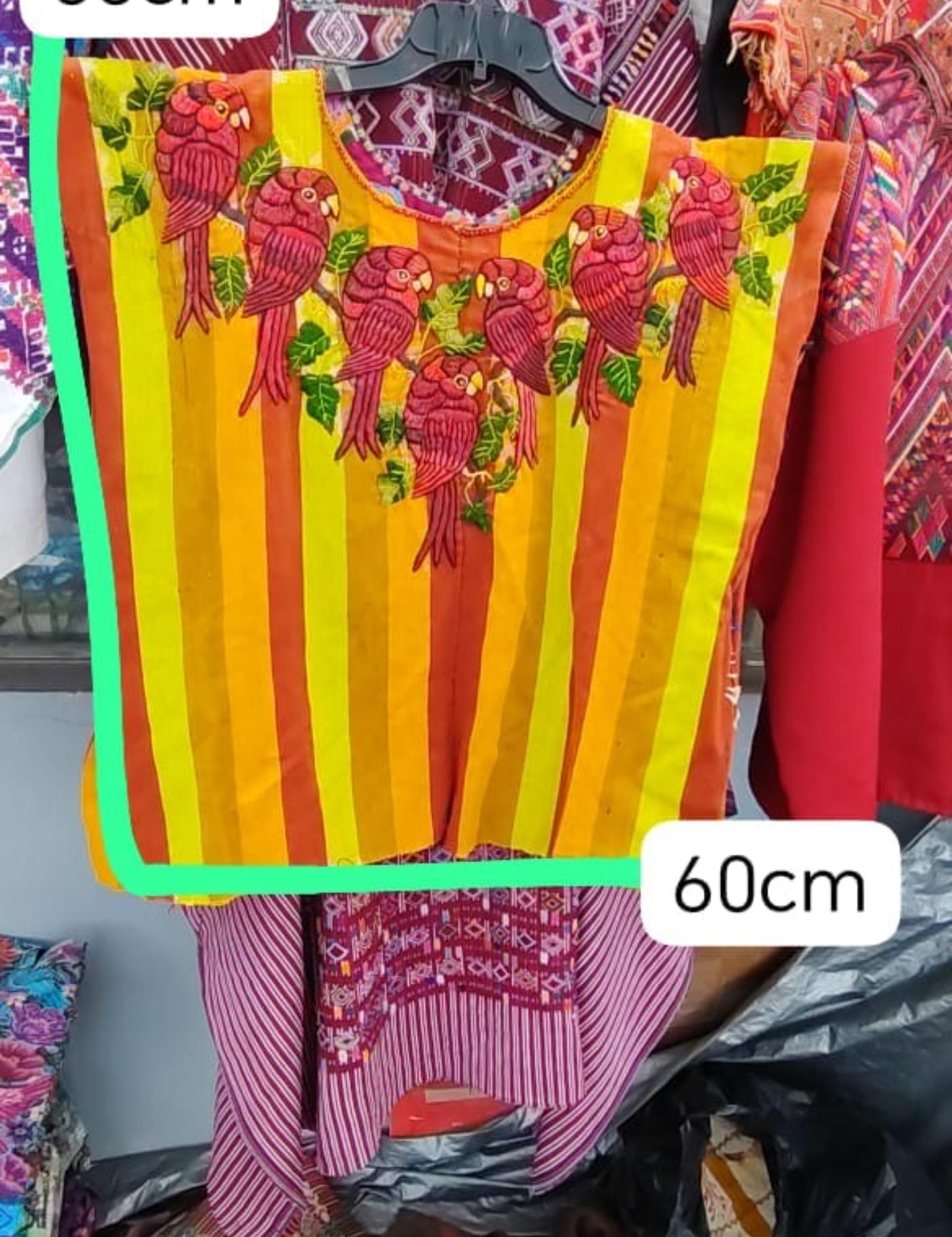 Red And Yellow Santiago Huipil #7-411